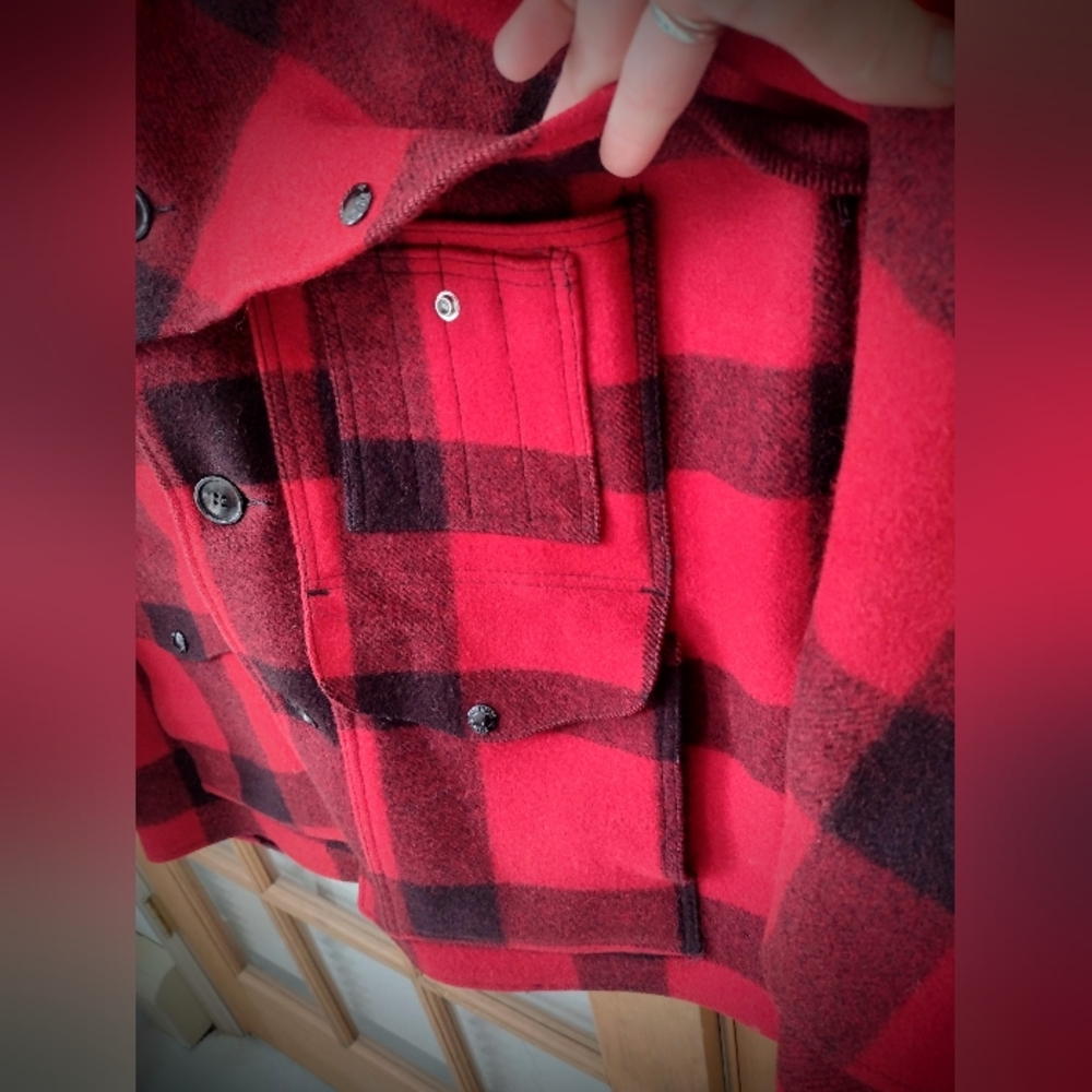 Vintage Filson Double Mackinaw Cruiser, Made in the USA, Size Large EUC - Picture 9 of 12